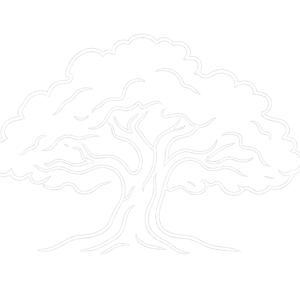 Oak tree outline